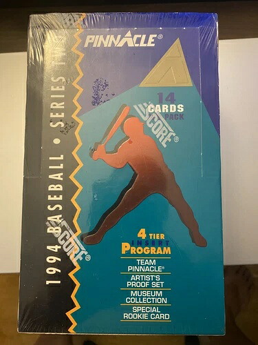 1994 ピナクル ベースボール ファクトリー シール シリーズ 2、4 ティア プログラム - 未開封ボックス｜トレーディングカード　ラフテル
