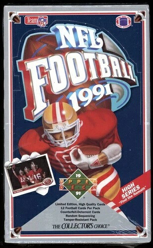 1991年 アッパーデッキ NFL フットボール 未開封 ホビーボックス|トレーディングカード ラフテル