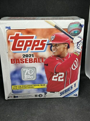 2021 Topps シリーズ1 ベースボール メガボックス 16パック/256枚入り 工場未開封 MLB|トレーディングカード ラフテル