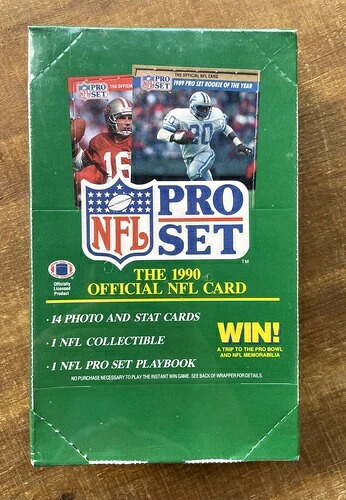 1990 NFL プロ セット 36 パックの未開封ボックス!|トレーディングカード ラフテル