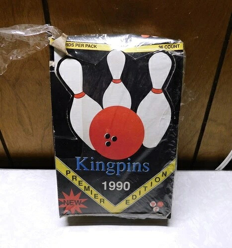 キングピンズ 1990 ボウリングカード ボックス プレミアエディション - 36パック - 工場未開封｜トレーディングカード　ラフテル