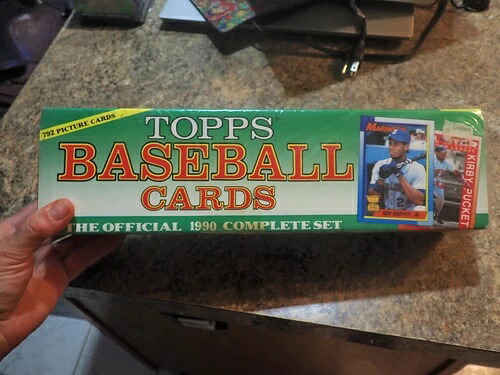 1990 Topps ベースボール オフィシャル コンプリートセット 工場未開封ボックス 792枚入り|トレーディングカード ラフテル
