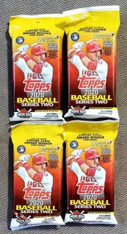 2020 Topps シリーズ2 ベースボール 4 チェロ/バリュー/ファットパック 新品未開封 エンパイアステート|トレーディングカード ラフテル