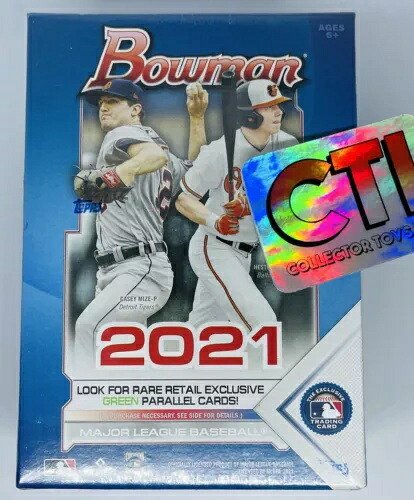 2021 TOPPS ボウマン ベースボール 密封ブラスターボックス - 送料無料 - ジョーダン マーティン|トレーディングカード ラフテル