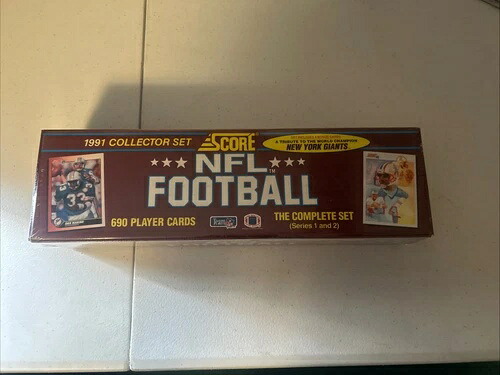 スコア 1991 NFL コレクター ニュー コンプリートセット シリーズ 1 & 2 690 枚 工場未開封|トレーディングカード ラフテル