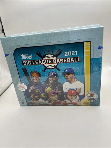 在庫あり 2021 Topps Big League Baseball ファクトリーシール ホビーボックス 18パック|トレーディングカード ラフテル