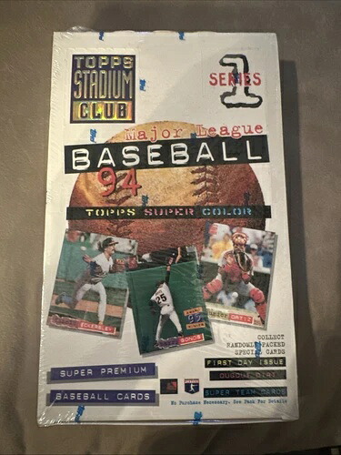 1994 Topps スタジアム ベースボールカード シリーズ1 工場未開封ボックス｜トレーディングカード　ラフテル