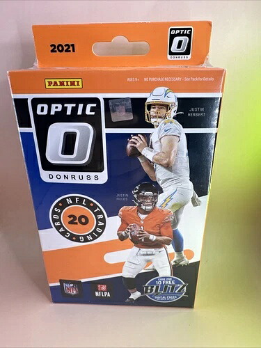 2021 Panini Donruss Optic NFL Football ブルー スコープ ハンガーボックス - 工場未開封|トレーディングカード ラフテル