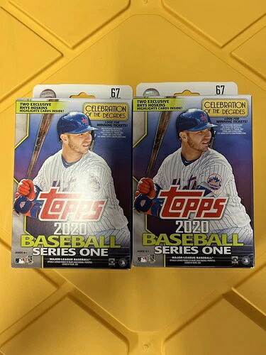 2020 Topps ベースボール シリーズ1 ハンガーボックス!新品・未開封2個!|トレーディングカード ラフテル