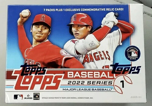 2022 Topps シリーズ1 ベースボール MLB シールド ブラスターボックス 90枚入り - 手持ちあり|トレーディングカード ラフテル