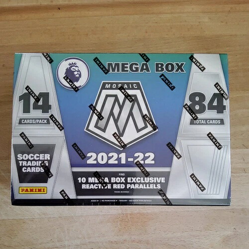 2021-22 パニーニ モザイク サッカー トレーディングカード メガボックス 新品未開封 限定品｜トレーディングカード　ラフテル