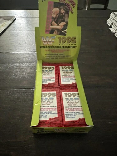 (1) 未開封パック 1995 WWF アクションパック トレーディングカード 非常にレア!!!｜トレーディングカード　ラフテル