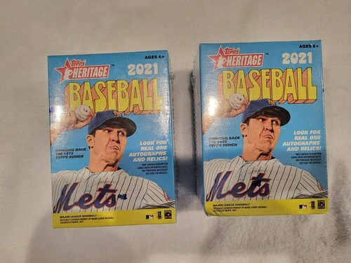 2個セット - 2021 Topps Heritage Baseball シールドブラスターボックス - SPカードを探してください|トレーディングカード ラフテル