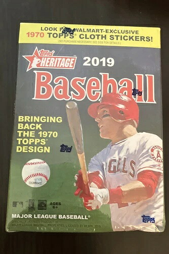 2019 Topps ベースボール ヘリテージ ファクトリーシール ブラスターボックス｜トレーディングカード　ラフテル
