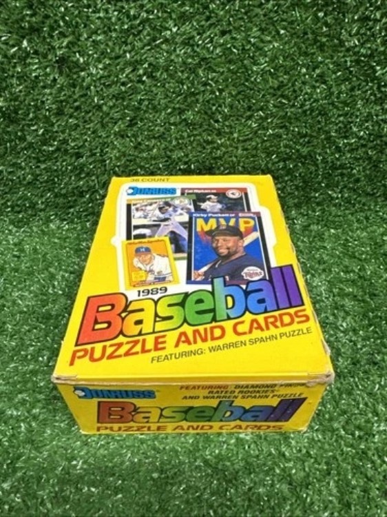 1989年 Donruss 野球ワックスボックス - 工場未開封 36パック MLB Griffey Jr RC Auc3|トレーディングカード ラフテル