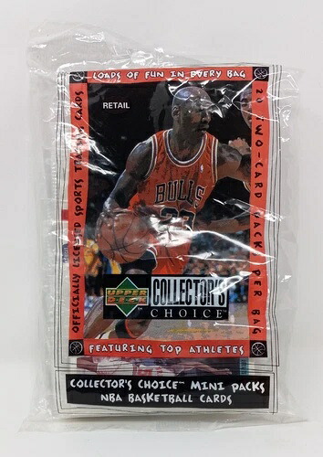 1997-98 コレクターズチョイス バスケットボール 20 2枚入りミニパック マイケル・ジョーダン 未開封｜トレーディングカード　ラフテル 43,560円