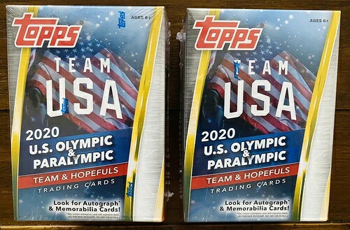 2020 Topps Team USA オリンピック&パラリンピック ブラスターボックス 2個セット 未開封|トレーディングカード ラフテル
