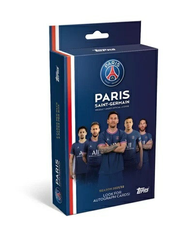 2021-22 Topps パリ・サンジェルマン サッカーチームセット ボックス未開封 送料無料|トレーディングカード ラフテル