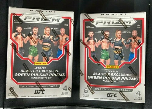 UFC プリズム パニーニ 2022 ブラスターボックス 工場未開封 グリーン パルサー プリズム：2個セット｜トレーディングカード　ラフテル
