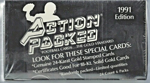 1991 アクションパック NFL フットボール 密封ボックス 24パック|トレーディングカード ラフテル