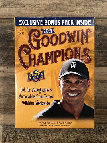2021 Upper Deck Goodwin Champions ブラスターボックス - 手元に届き次第すぐに発送します!!｜トレーディングカード　ラフテル
