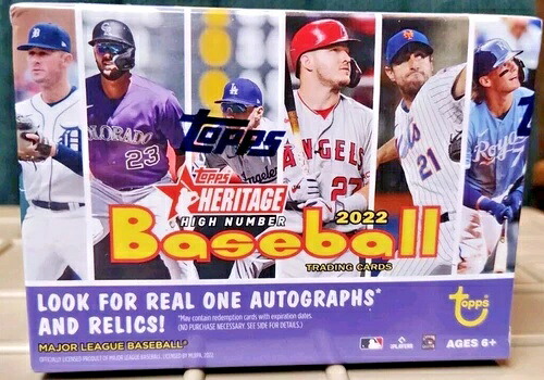 2022 Topps Heritage High Number Baseball Cards Blaster Box 工場未開封｜トレーディングカード　ラフテル