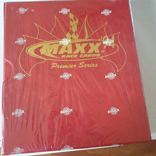1994年 Maxx レースカード プレミアシリーズ(赤バインダー入り)と未開封カード300枚|トレーディングカード ラフテル