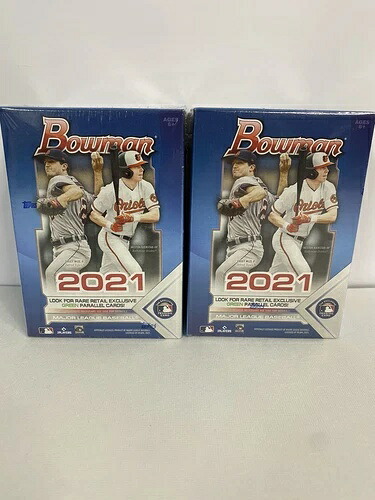 2021 Topps Bowman Baseball 新品未開封 ブラスターボックス 工場未開封 2個セット|トレーディングカード ラフテル