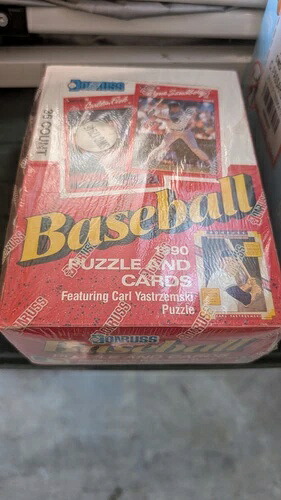 1990年 Donruss 野球用ボックス 工場未開封。36パック入り。｜トレーディングカード　ラフテル