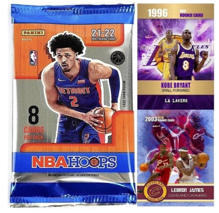 021-22 パニーニ NBA フープス 正規工場未開封 バスケットボール ホビーパック｜トレーディングカード　ラフテル