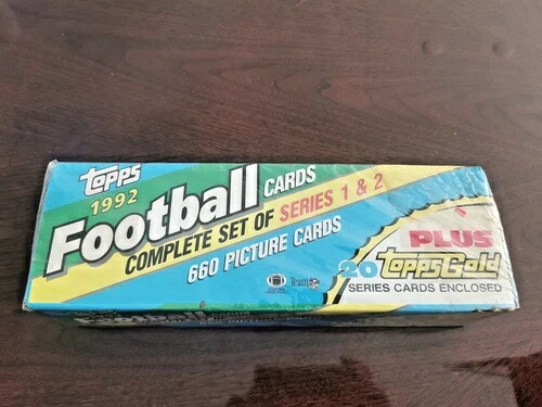 1992 Topps NFL フットボール シリーズ 1 & 2 コンプリートセット 660枚のカード 20 Topps Gold Sealed｜トレーディングカード　ラフテル