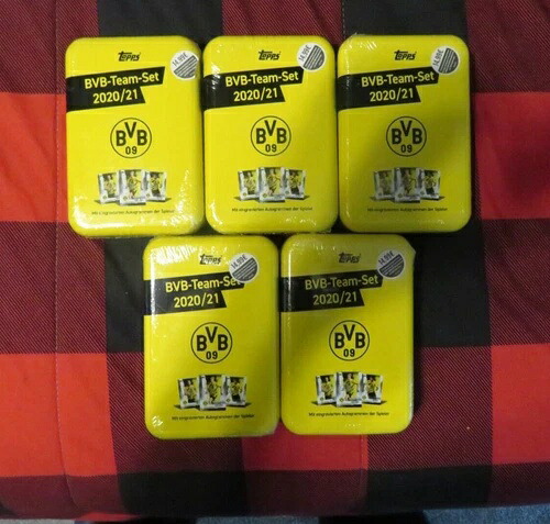 2020 21 (5) トップス BVB ボルシア ドルトムント チーム セット 缶シール アーリング ハーランド|トレーディングカード ラフテル