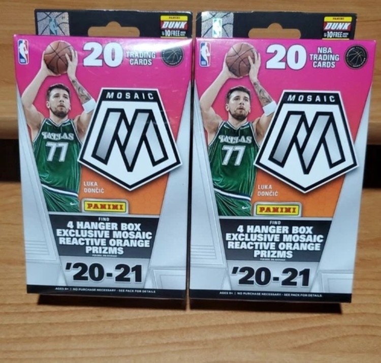 2020-21 (2) パニーニ モザイク NBA バスケットボール ハンガーボックス 40枚入り 新品 工場未開封｜トレーディングカード　ラフテル