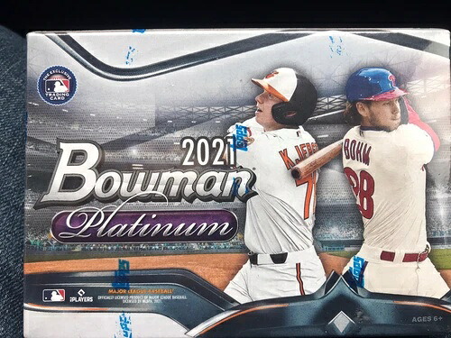 ブラスターボックスと大型ボーナス付き!! 2021 Bowman Platinum MLB ベースボール 工場未開封|トレーディングカード ラフテル