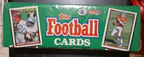 1991 TOPPS FOOTBALL FACTORY 未開封カード 1-660セット 新品 $$$未開封$$$｜トレーディングカード　ラフテル