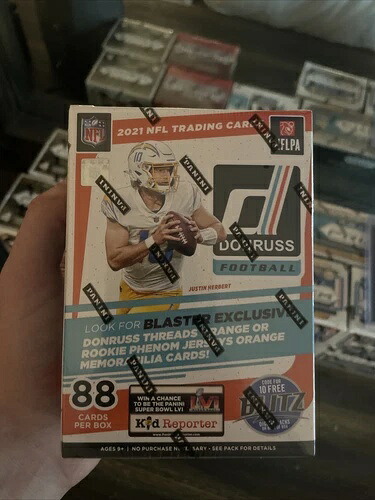 2021 NFL パニーニ ドンラス フットボールカード - ブラスターボックス - 新品未開封|トレーディングカード ラフテル