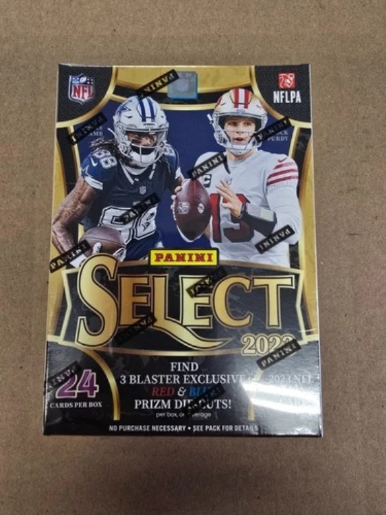 パニーニ セレクト 2023 NFL フットボール ファクトリーシール ブラスターボックス - レッド & ブルー|トレーディングカード ラフテル