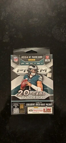 2024 Panini Prizm フットボール ハンガー ボックス... 工場密封!!!|トレーディングカード ラフテル