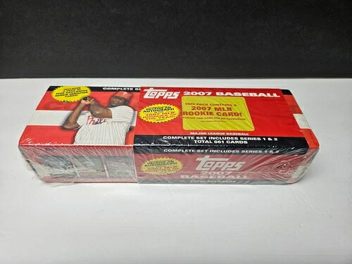 2007 Topps シリーズ 1 & 2 コンプリートセット 661枚入り 工場未開封ボックス MLB ルーキーズ|トレーディングカード ラフテル