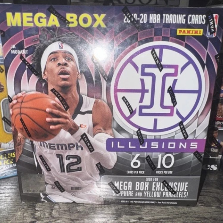 2019-20 パニーニ NBA バスケットボール イリュージョン メガボックス ファクトリーシール ザイオン ルーキー|トレーディングカード ラフテル