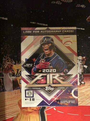 2020 Topps Fire Blaster Box 新品未開封 オートを探せ！Luis Robert Bo Bichette｜トレーディングカード　ラフテル