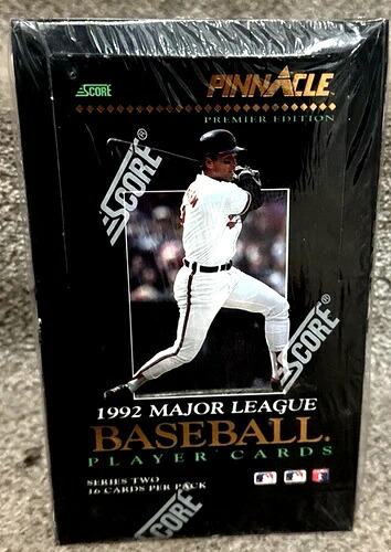 1992 スコア ピナクル プレミアエディション MLB ベースボール シリーズ 1&2 工場未開封ボックス｜トレーディングカード　ラフテル