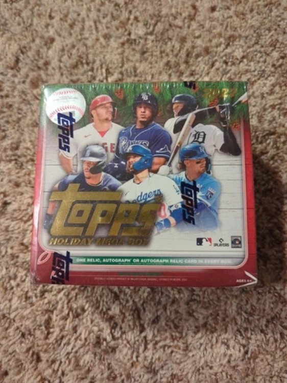 2022 Topps ベースボール ファクトリーシール 10パック ホリデー メガボックス MLB｜トレーディングカード　ラフテル