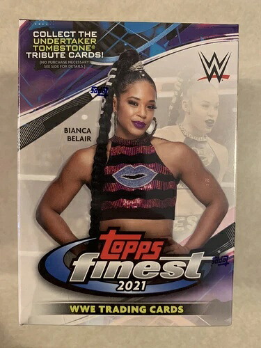 2021 Topps Finest WWE レスリングカード ブラスター ボックス 新発売 未開封!!|トレーディングカード ラフテル