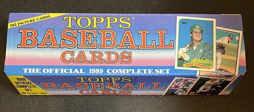 1989年 工場未開封 Topps 野球公式コンプリートセット 792枚入り ピクチャーカード｜トレーディングカード　ラフテル