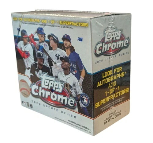 2020 Topps Chrome Update ベースボール メガボックス｜トレーディングカード　ラフテル