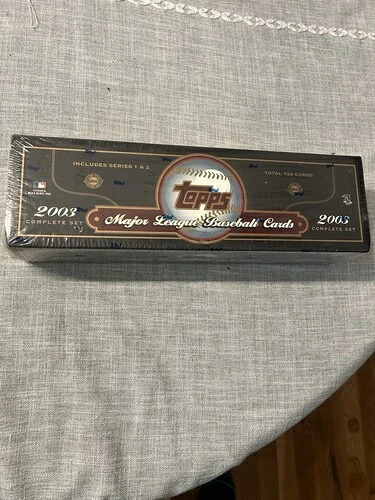 2003 Topps MLB ベースボールカード セット 合計720枚 工場未開封 シリーズ1と2｜トレーディングカード　ラフテル