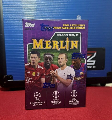 2021-22 Topps Merlin UEFA サッカー ブラスターボックス 工場未開封 (数量)｜トレーディングカード　ラフテル