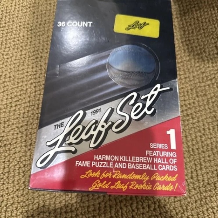 1991 リーフ ベースボールセット シリーズ 1 ボックス *新品 工場未開封* (36 パック)｜トレーディングカード　ラフテル 43,560円