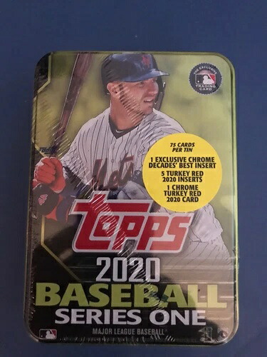 2020 Topps シリーズ1 75枚入り コレクターズ缶 未開封、完売 ウォルマート、ピート・アロンソ|トレーディングカード ラフテル